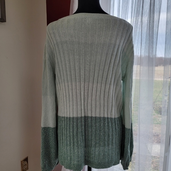 SOHO Spring Mint Green Sweater Size Medium - Picture 3 of 10